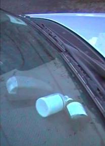 Medicine in car dashboard