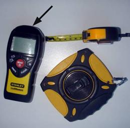 floor tape measures 2 arrow